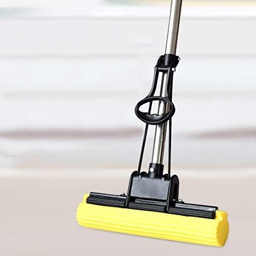 Foldable Floor Cleaning Mop - Super Absorbent Sponge Head