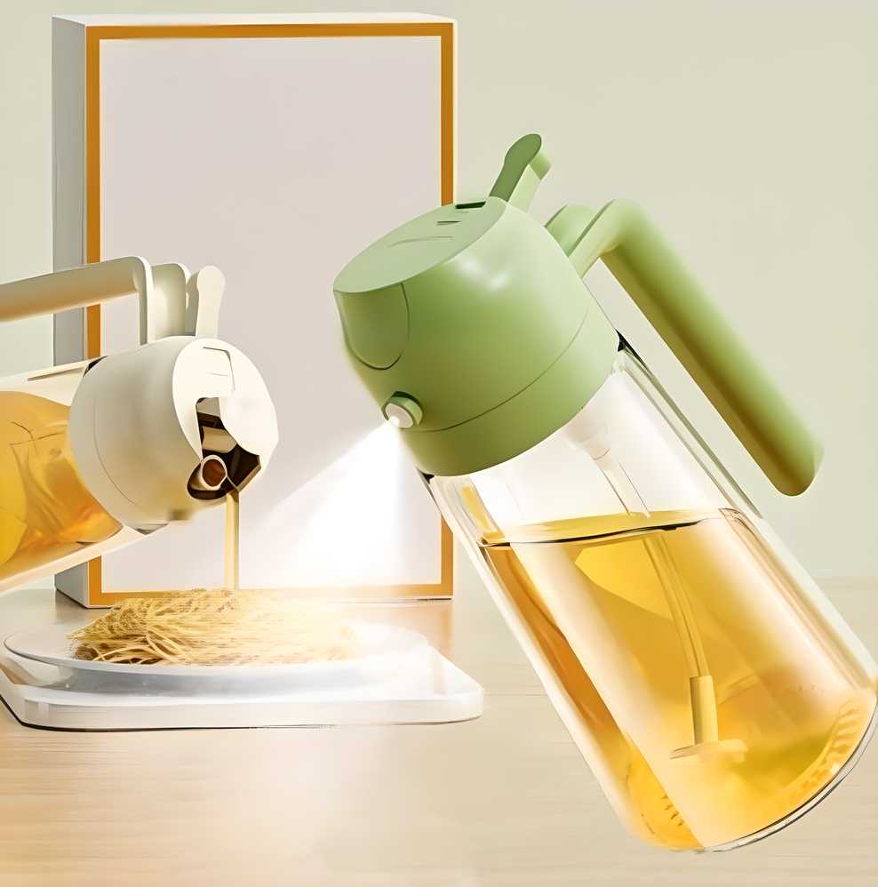 2 in 1 Oil  Sprayer and Dispenser Bottle