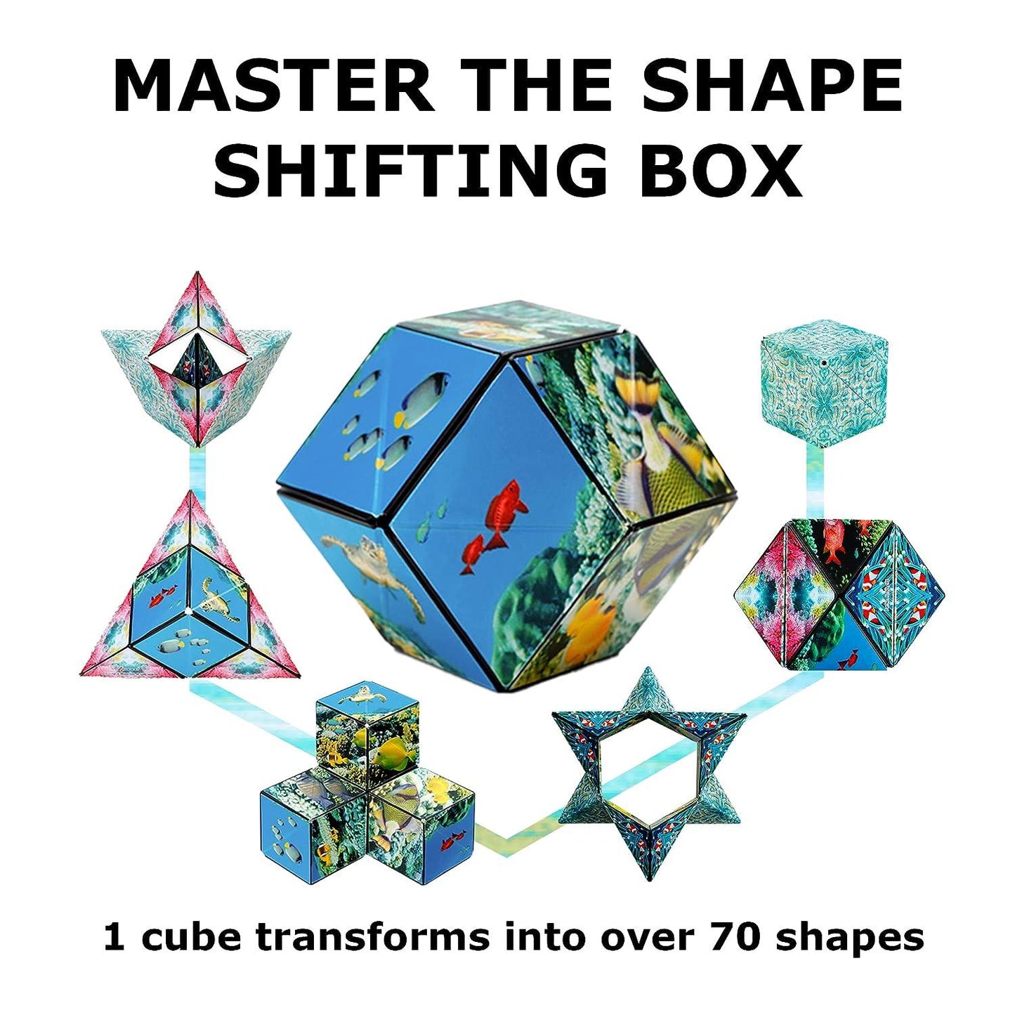 Magnetic Shape Shifting Puzzle Cube