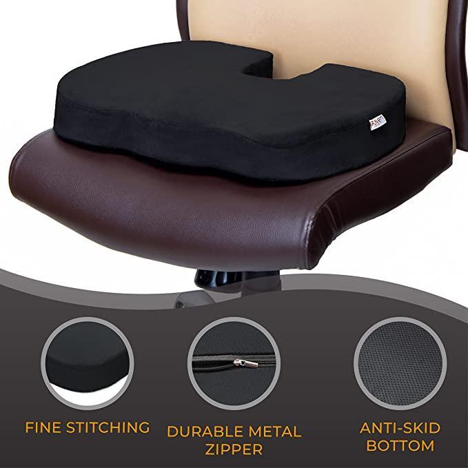 Memory Foam Car Seat and Office Chair Cushion