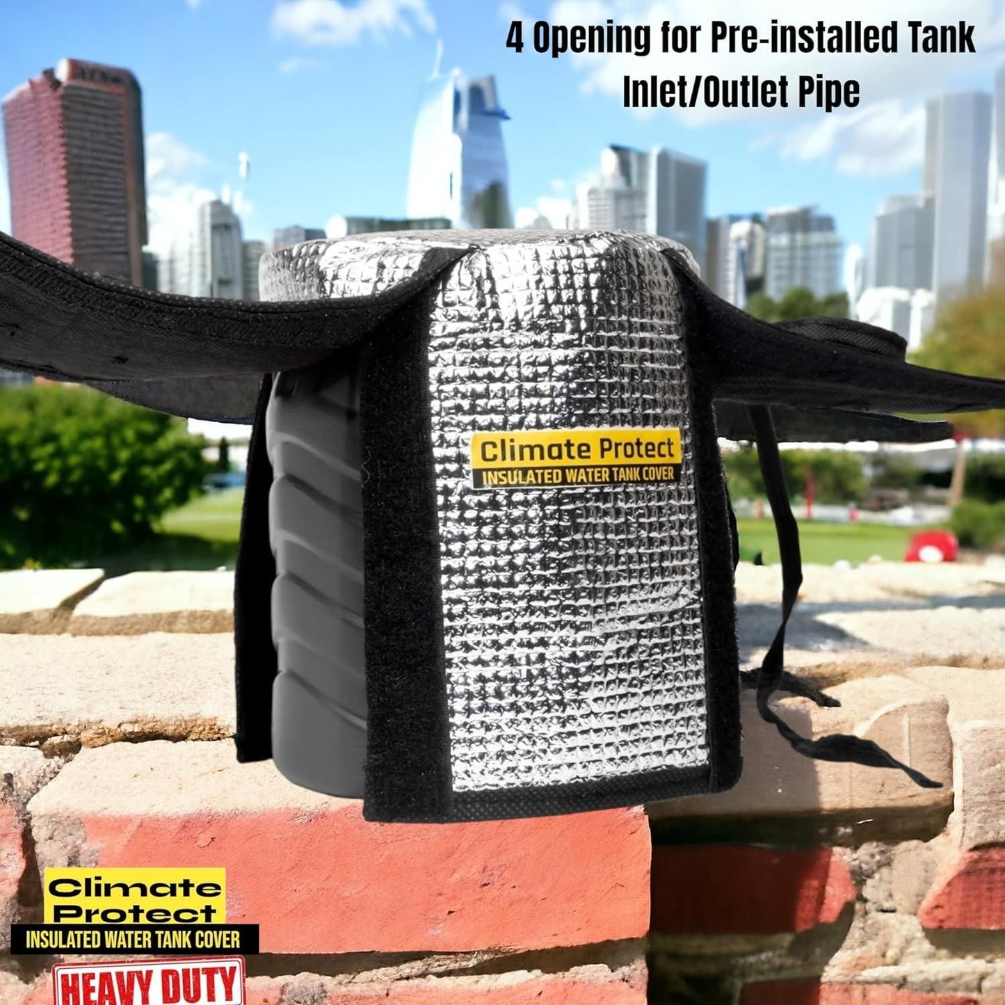 Climate Protect Water Tank Insulation Cover - UV Protection & Cooling