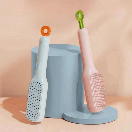 Anti-static Self-cleaning Massage Comb - for Adults & Kids