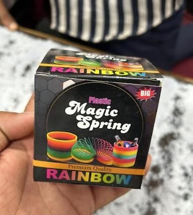 Magic Rainbow Spring Coil Toy