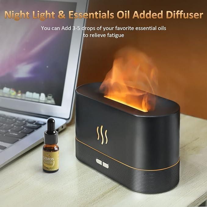 Humidifier - Flame Diffuser with Auto-Off