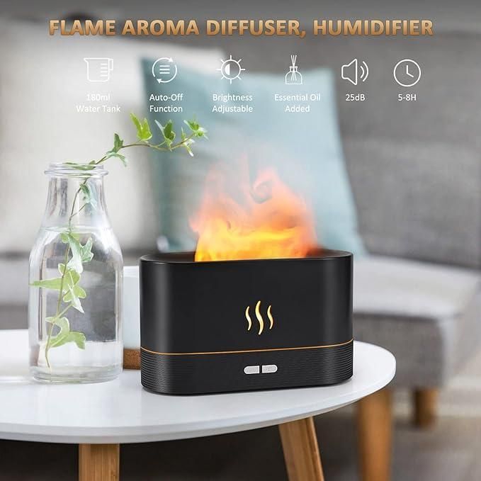 Humidifier - Flame Diffuser with Auto-Off