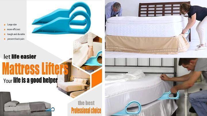 Mattress Lifter Tool for Easy Bed Making (2 pcs)