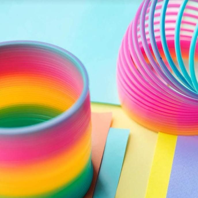 Magic Rainbow Spring Coil Toy