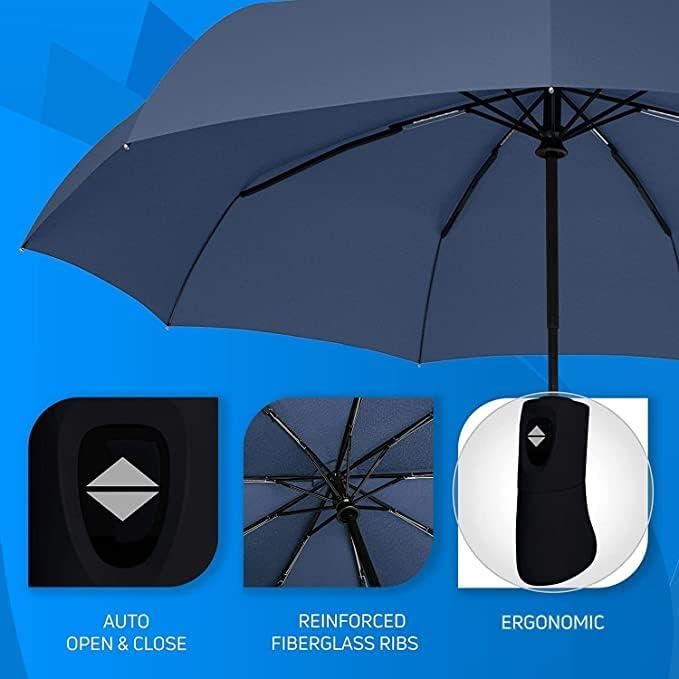 Compact Automatic Open Close Lightweight Umbrella - Windproof & Waterproof