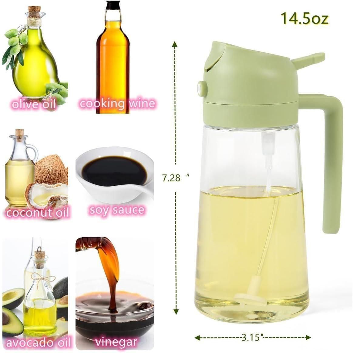 2 in 1 Oil  Sprayer and Dispenser Bottle