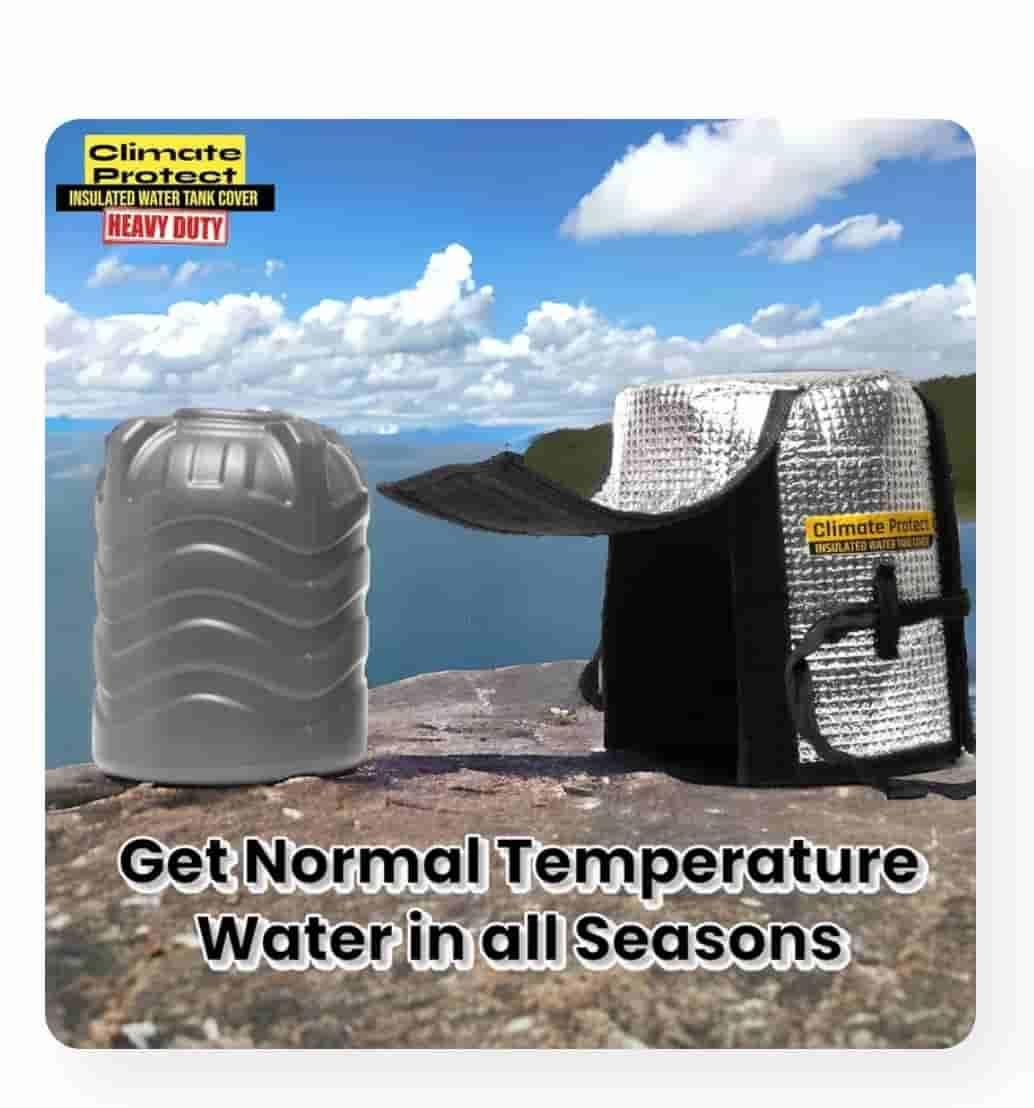 Climate Protect Water Tank Insulation Cover - UV Protection & Cooling