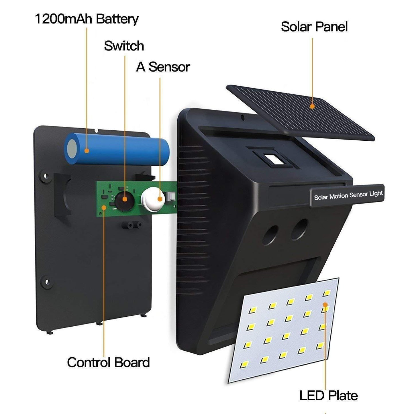 Solar LED Motion Sensor Light